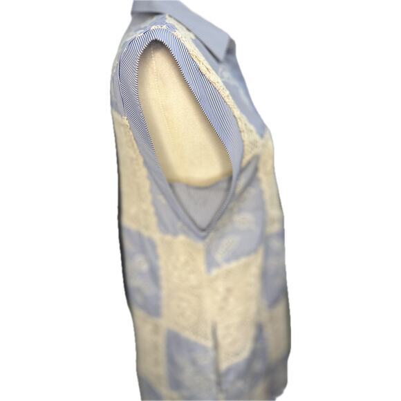 Jodifl Boho Patchwork Dress Size  Small Vintage Inspired Long‎ Sleeve Flowy Mini - Picture 3 of 7